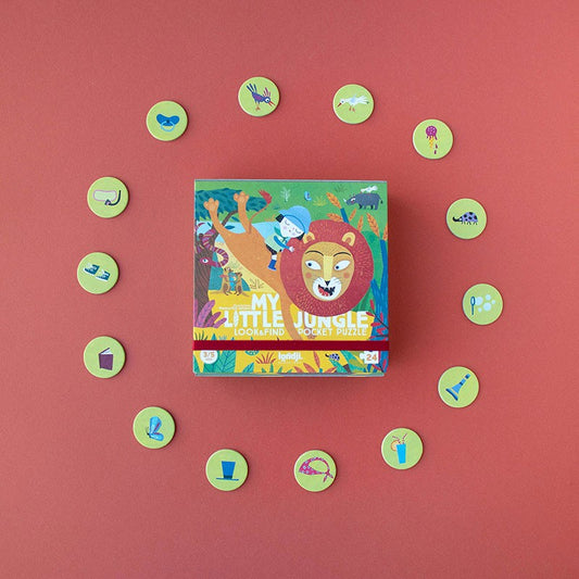 Londji - MY LITTLE JUNGLE POCKET PUZZLE
