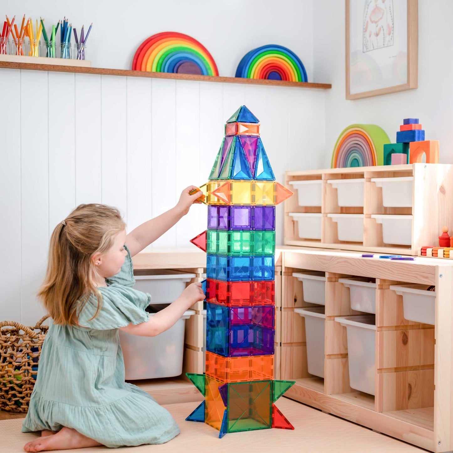 Connetix tile - Rainbow Creative Pack 102 pc