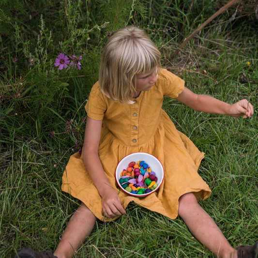 GRAPAT Mandala Rainbow Mushrooms