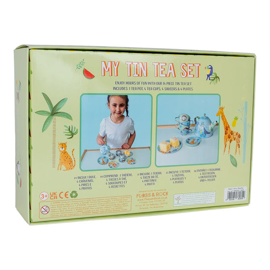 Floss & Rock Tea Set 14pc Jungle