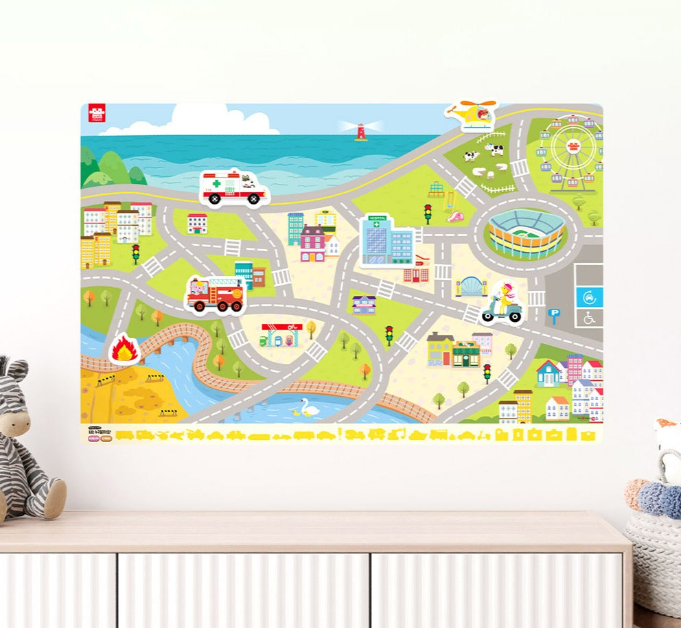 Ariati - 場景磁性壁貼-交通大隊