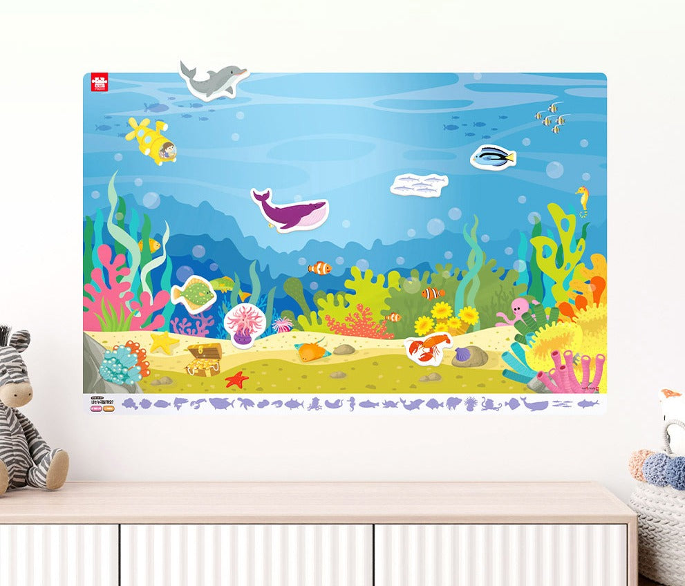 Ariati - 場景磁性壁貼-海底世界
