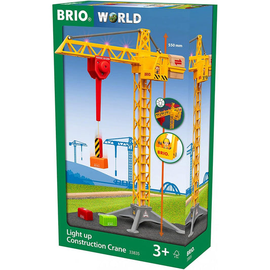 Brio World:33835 Bridges, Tunnels & Cranes -Light Up Construction Crane