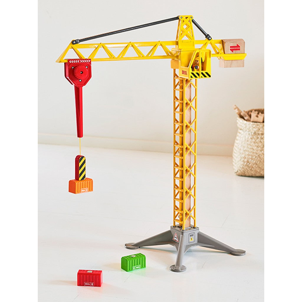 Brio World:33835 Bridges, Tunnels & Cranes -Light Up Construction Crane