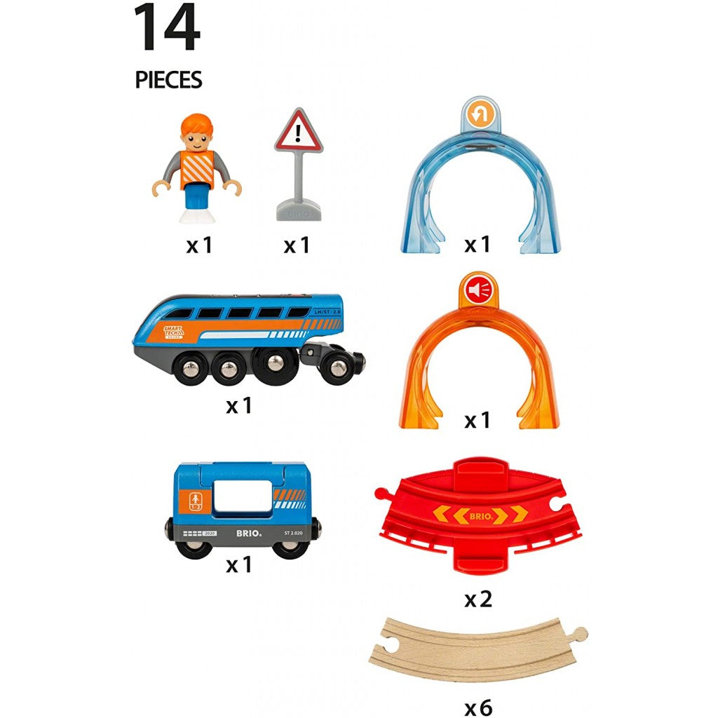 Brio World: 33974 Smart Tech - Action Tunnel Circle Set