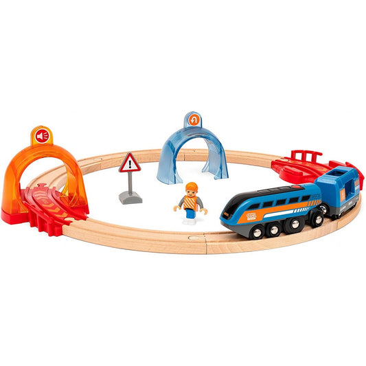 Brio World: 33974 Smart Tech - Action Tunnel Circle Set