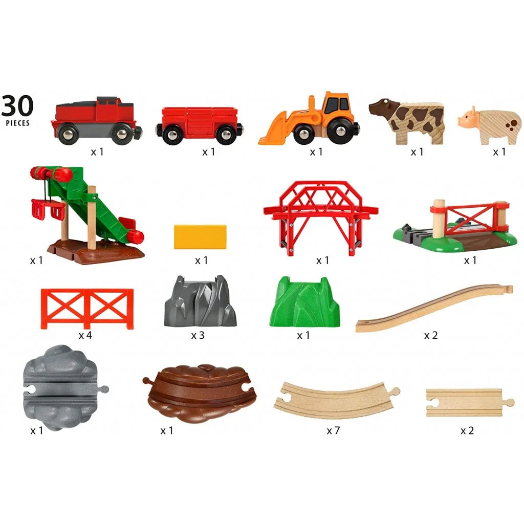 BRIO - 33984 Animal Farm Set