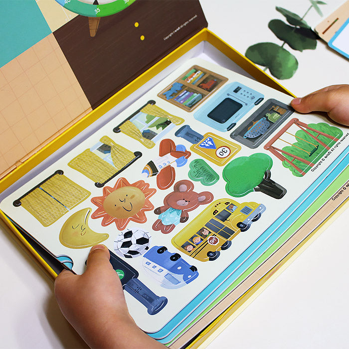 Ariati - 磁性拼圖書-滴答時鐘