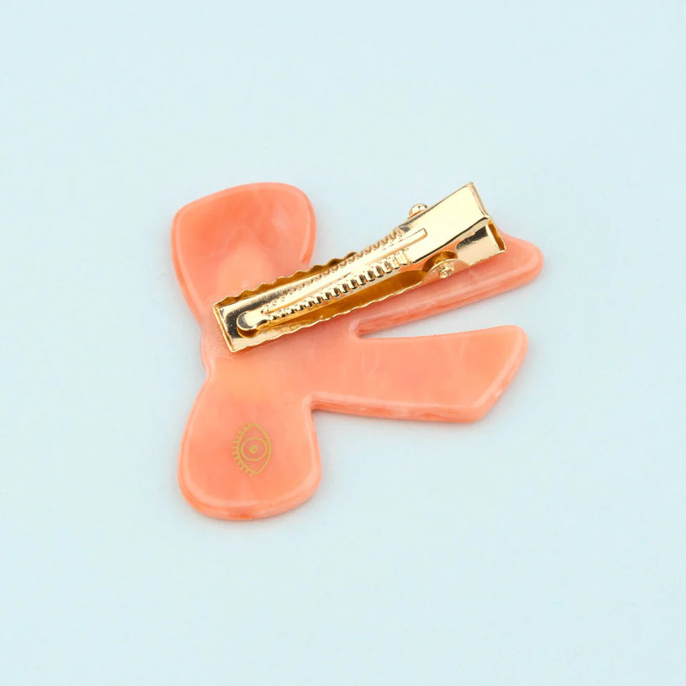 Pink Ribbon Hair Clip