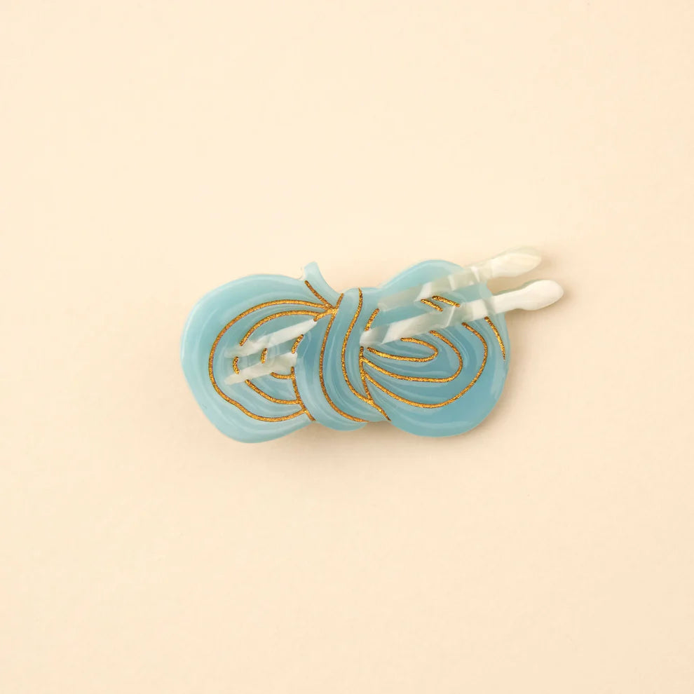 Wool Ball Hair Clip