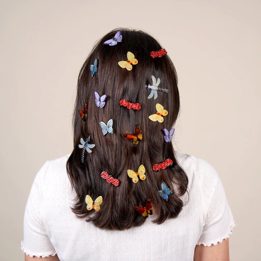 Blue Butterfly Hair Clip