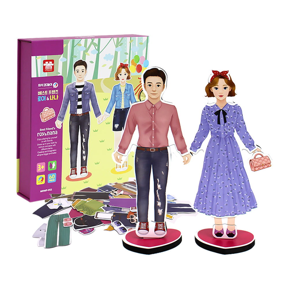 Ariati - 磁性遊戲書-換裝娃娃Roy&Nana
