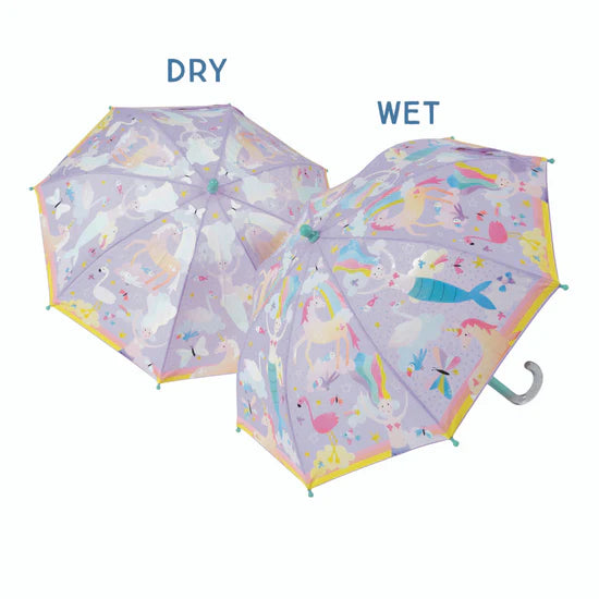 Floss & Rock Clear Colour Changing Umbrella - Fantasy Clear (FLOR-47P5955)