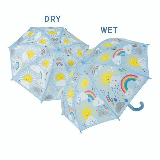 Floss & Rock Colour Changing Umbrella - Sun & Clouds (FLOR-43P6403)