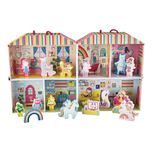Floss & Rock Playbox with Wooden Pieces - Rainbow Fairy