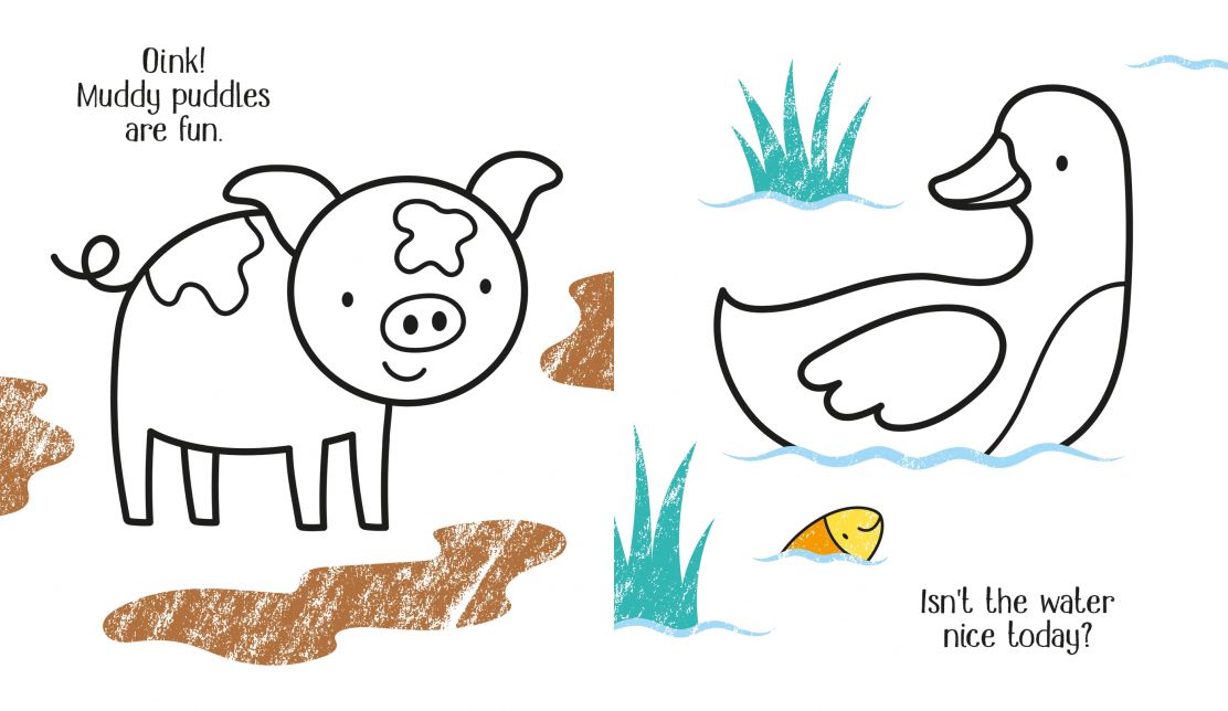 Little Brian - First Colouring Farm