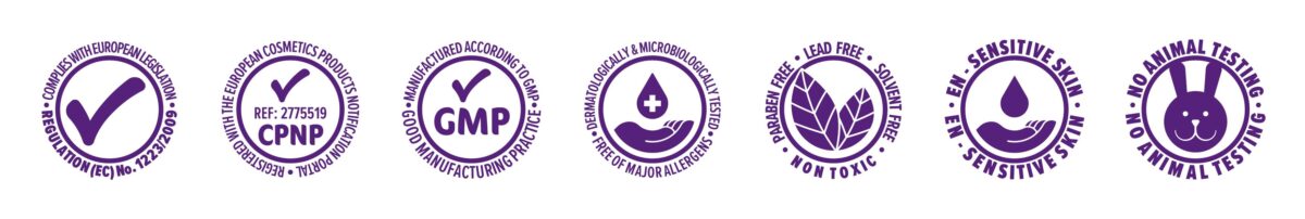 Little Brian - 好洗無毒臉部專用水彩棒-6色