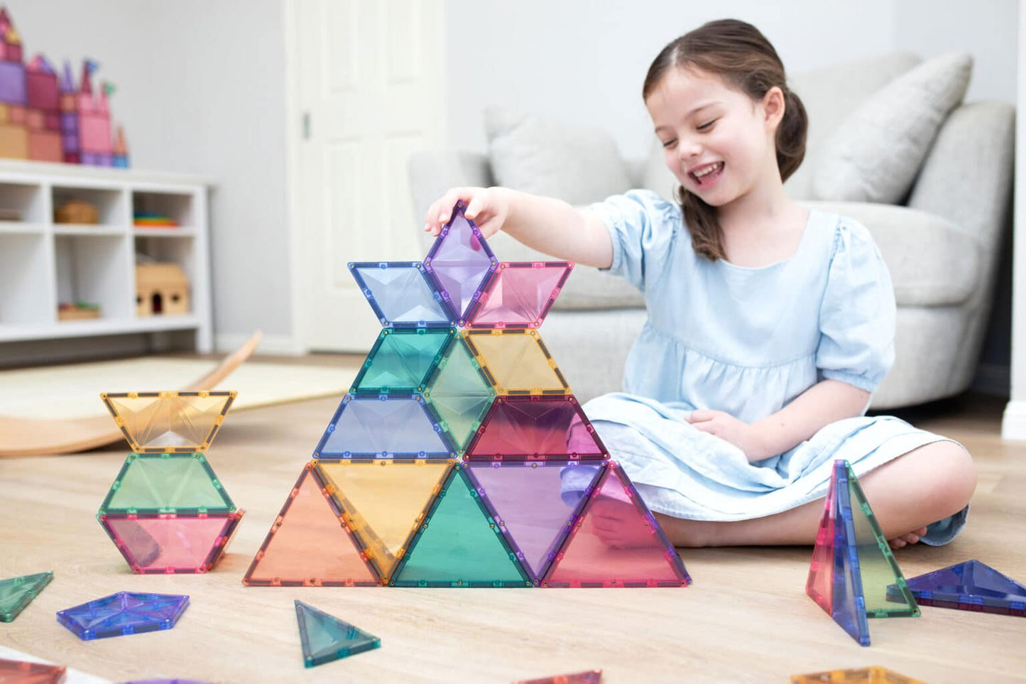 Connetix tiles- Pastel Shape Expansion Pack 48 pc 3