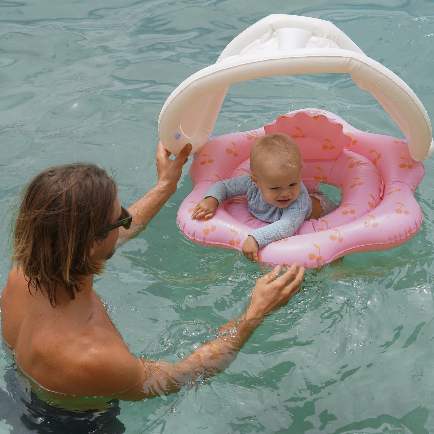 SUNNYLiFE Baby Float Cotton Candy Cherry