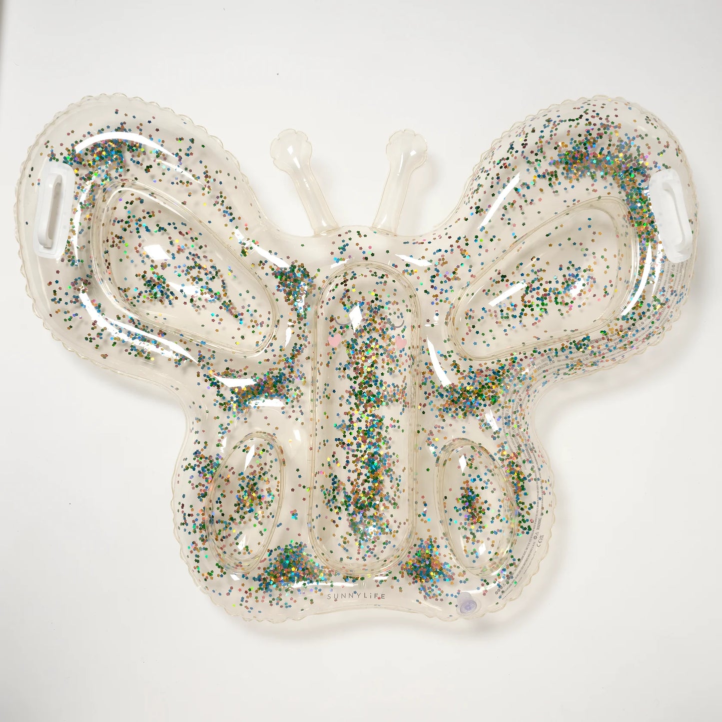 SUNNYLiFE Kids Lie-On Float Cotton Candy Glitter