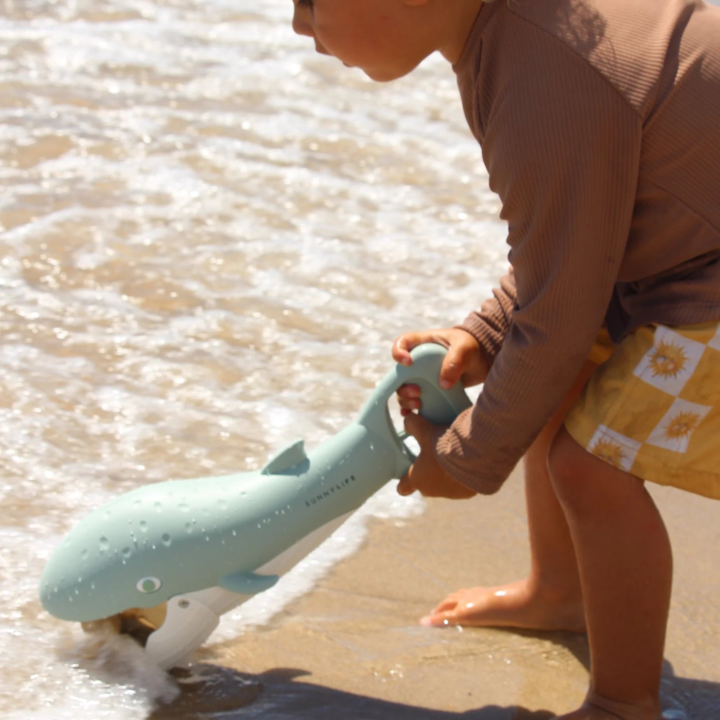 SUNNYLiFE Sand Claws Whale Green