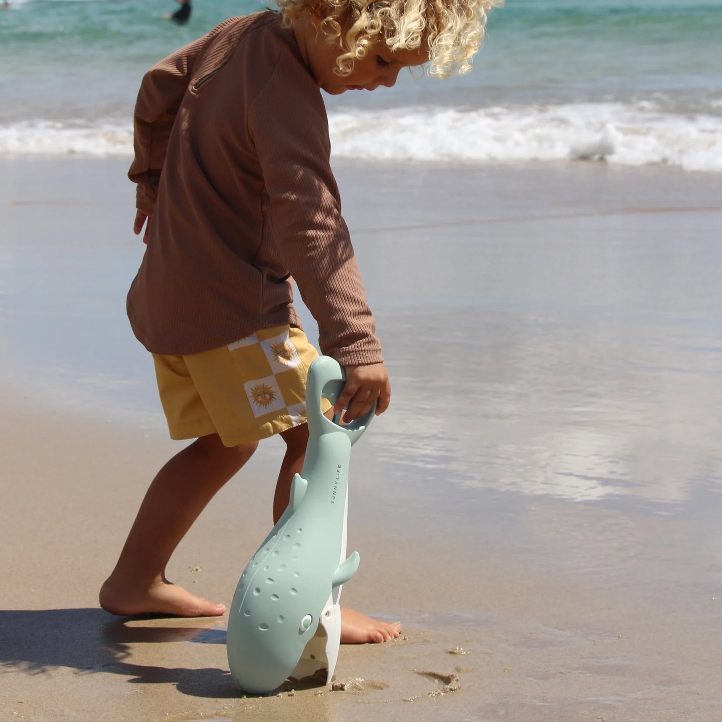 SUNNYLiFE Sand Claws Whale Green