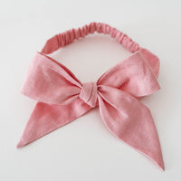 Snuggle Hunny Kids - Linen Headbow Wraps