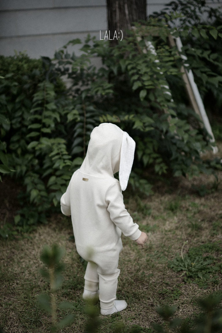 The lala - Rabbit Suit 兔仔連衣衫 (Cream Size M)
