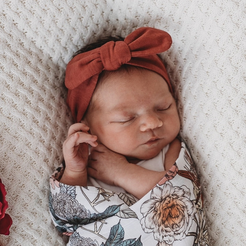 Snuggle Hunny Kids - Topknot / Ribbed Headbands (Solid)