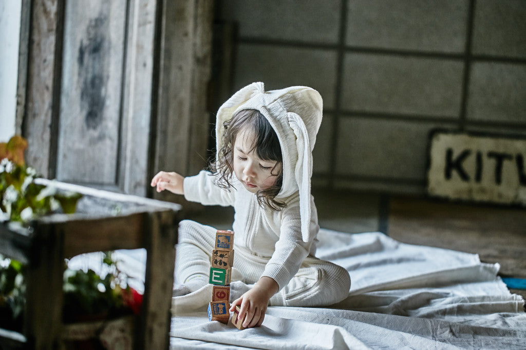 The lala - Rabbit Suit 兔仔連衣衫 (Cream Size M)