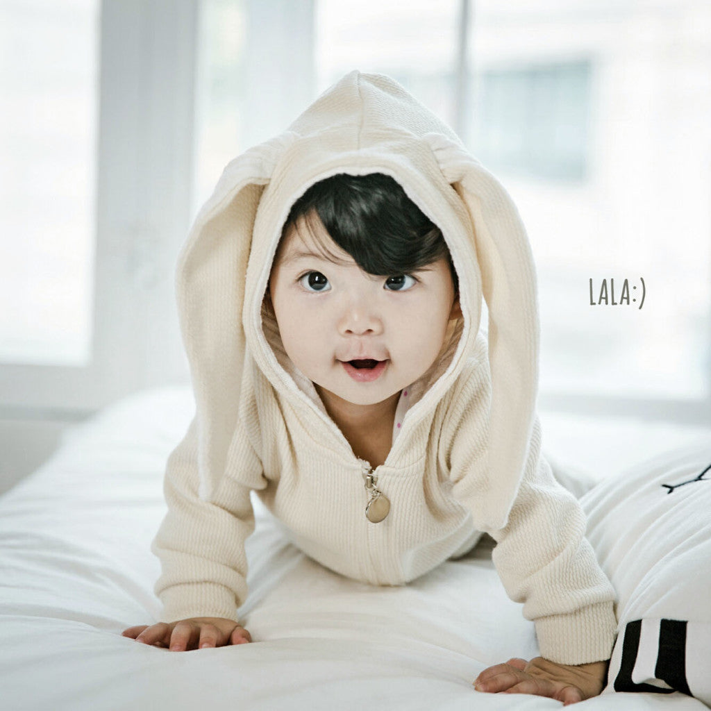 The lala - Rabbit Suit 兔仔連衣衫 (Cream Size M)