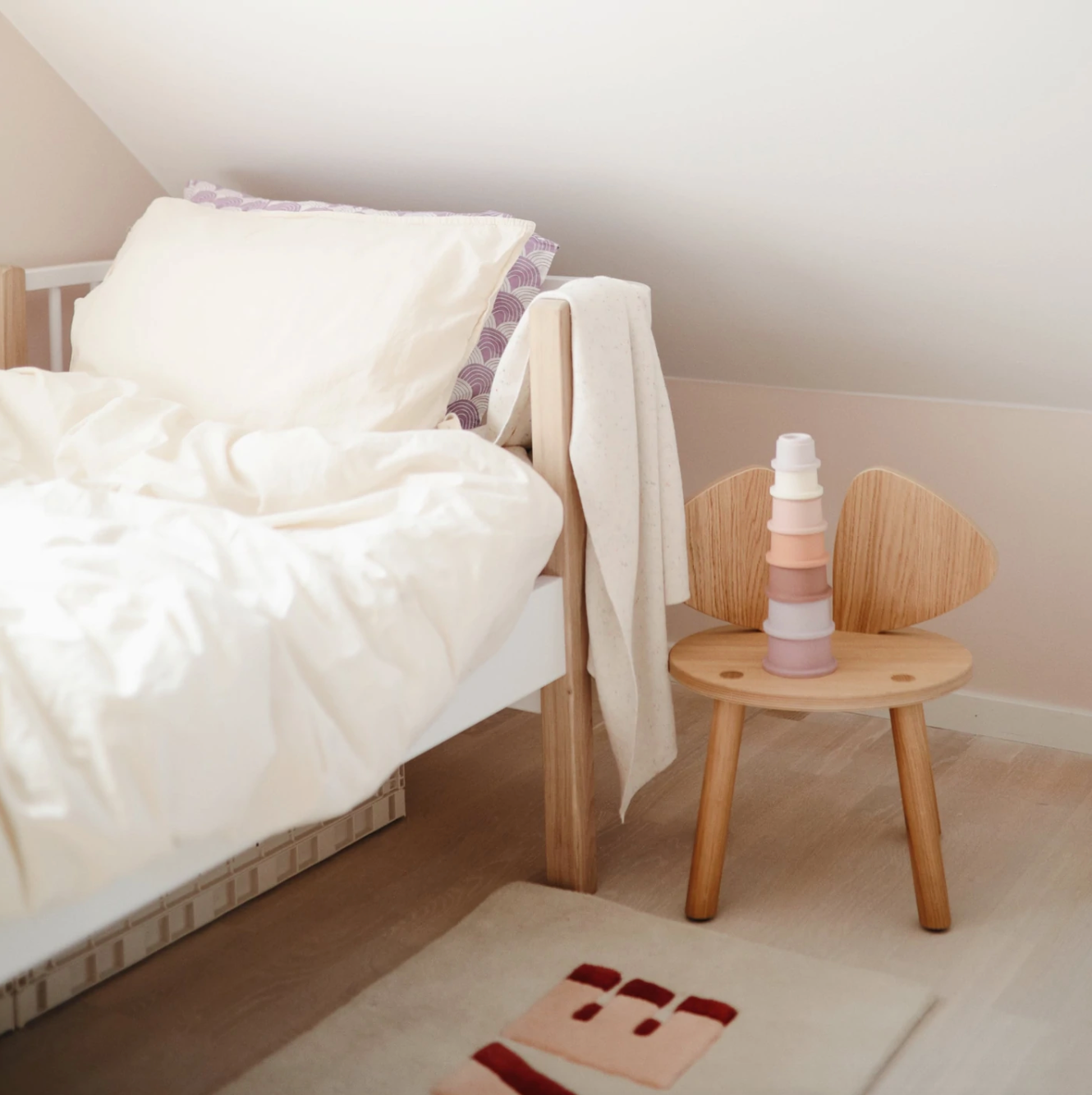 Mushie - 疊疊杯 Stacking Cups Toy (Petal)