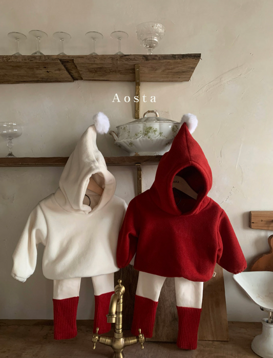 AOSTA - Warm Winter Leggings 保暖褲 (Red Size S)