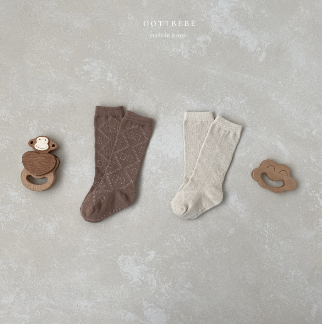 OOTT BEBE - GG Knee Socks (2 types in one set)