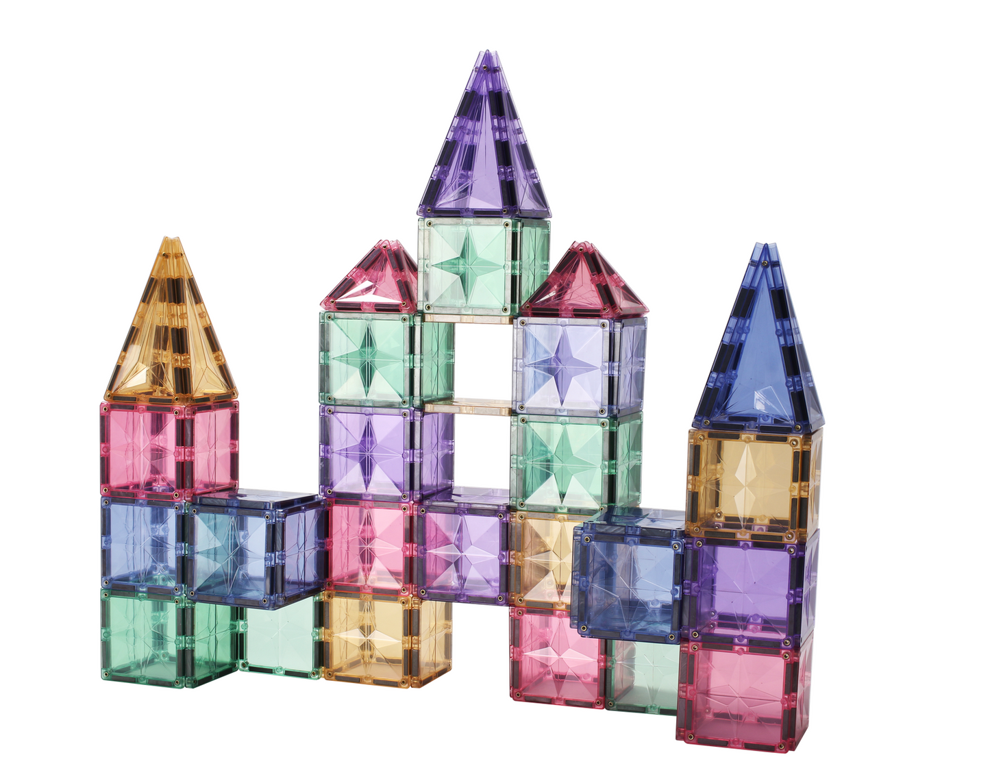 MNTL - Star Magnetic Tile (Mix) 108PCs