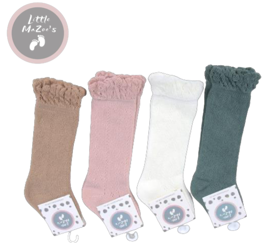 Little MaZoe's - Frill Knee High Socks