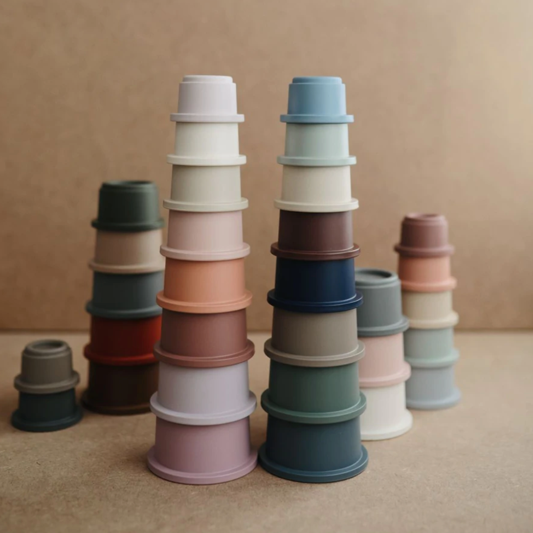 Mushie - 疊疊杯 Stacking Cups Toy (Forest)
