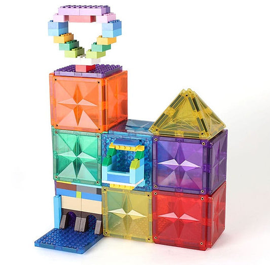 MNTL - Magnet Brick Tile 積木系列 Basic Set 16PCs