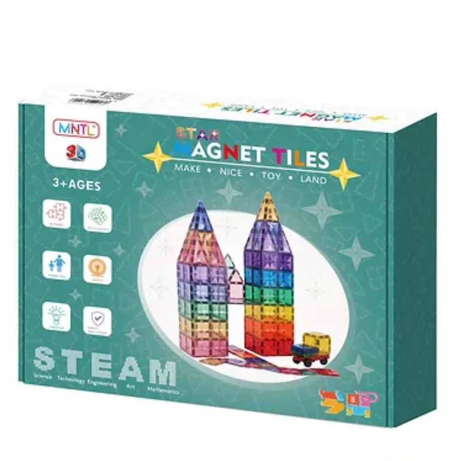MNTL - Star Magnetic Tile (Mix) 108PCs