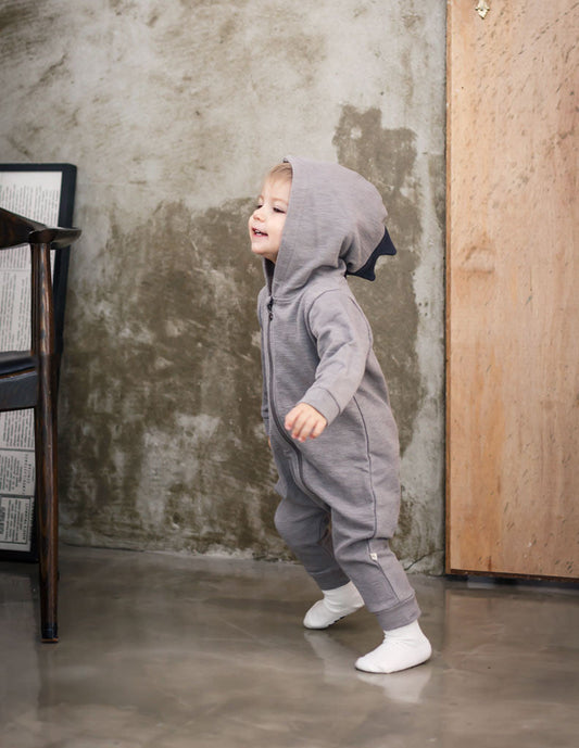 The lala - Dinosaur Suit 恐龍連衣衫 (Grey Size M)