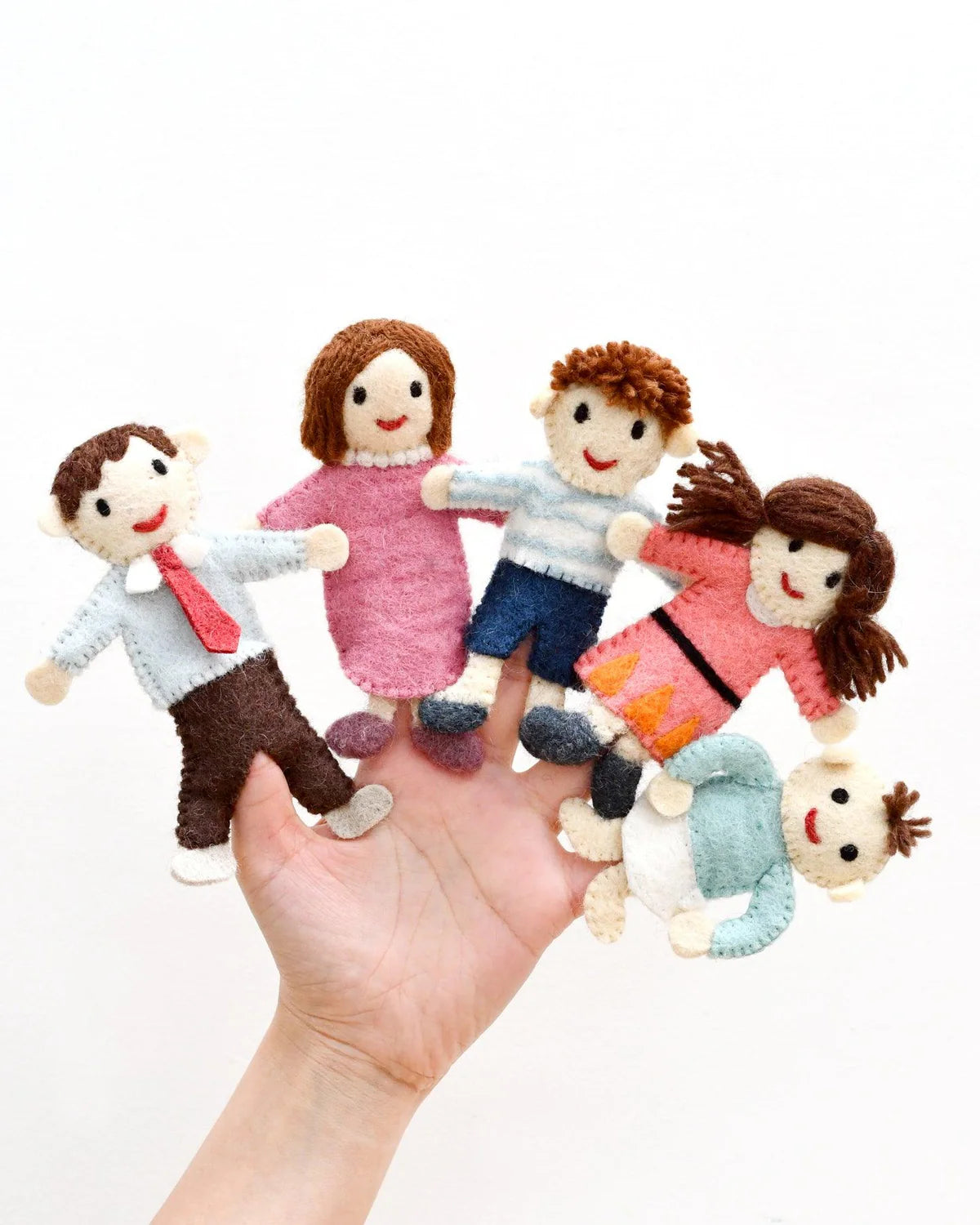 Tara treasure- FINGER FAMILY - FELT FINGER PUPPET SET