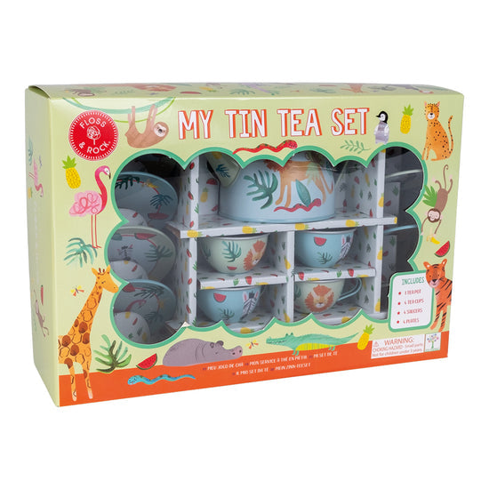 Floss & Rock Tea Set 14pc Jungle