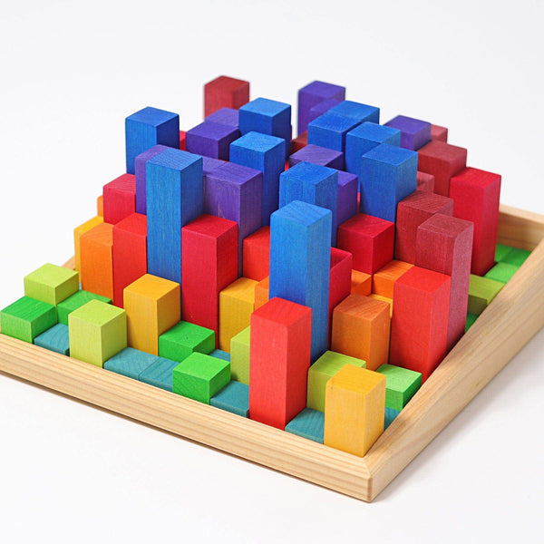 GRIMM'S stepped counting blocks 2 cm, 100 pcs