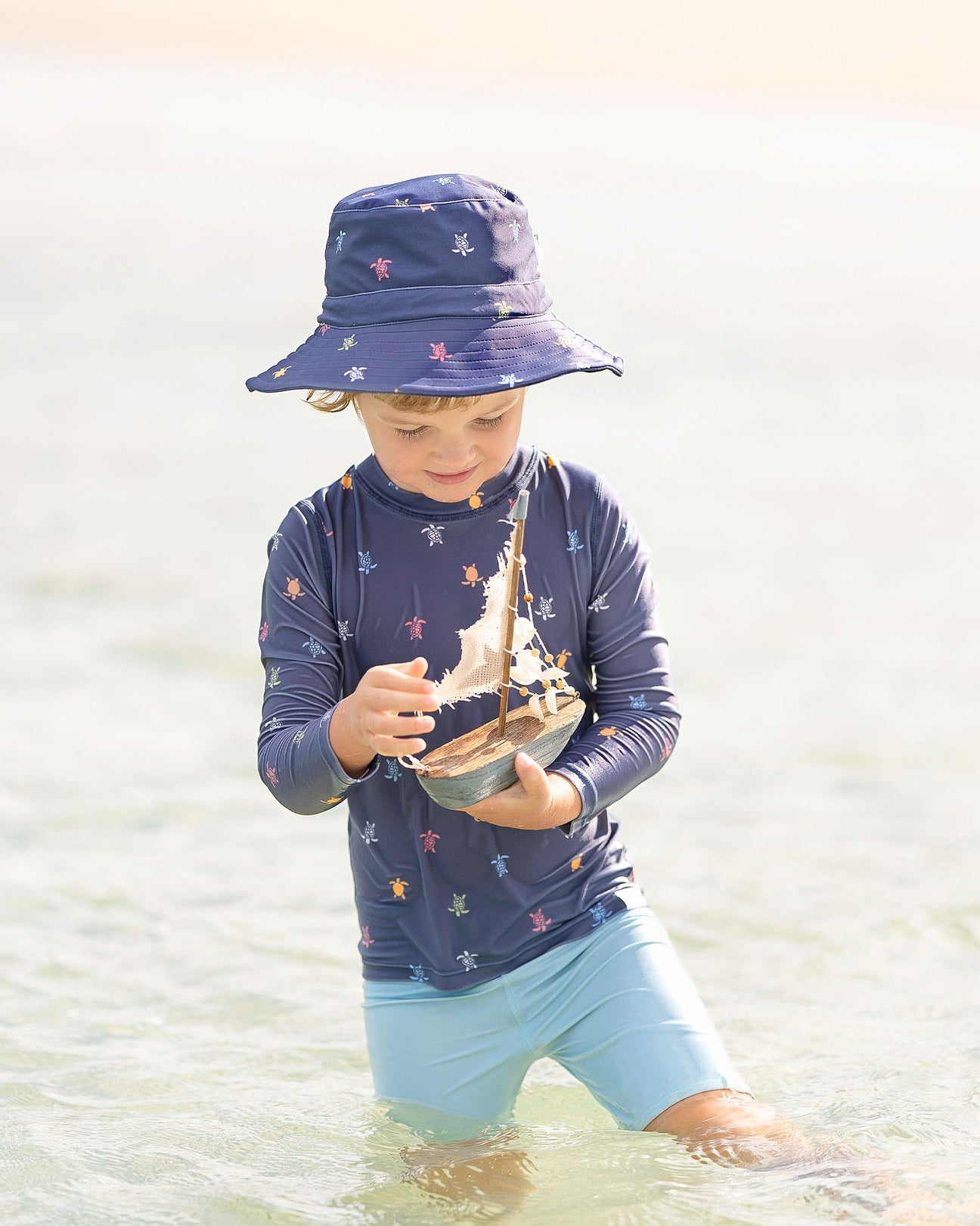 Toshi - Swim Kids Rashie L/S Half Zip Classic