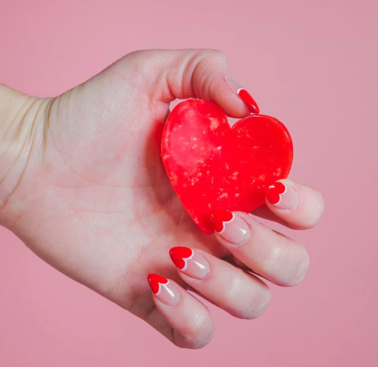 HEART HAIR CLAW