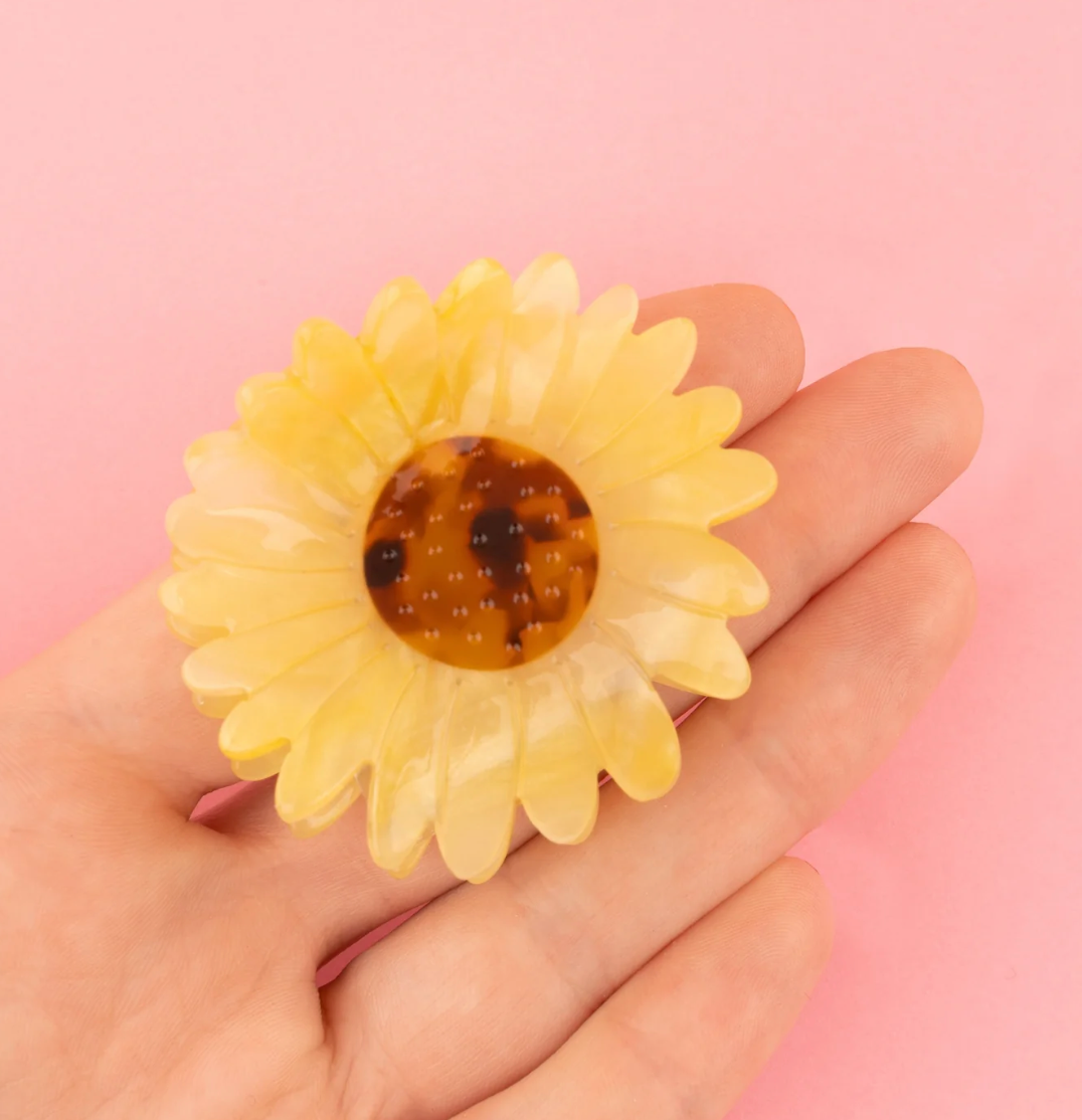 SUNFLOWER HAIR CLAW