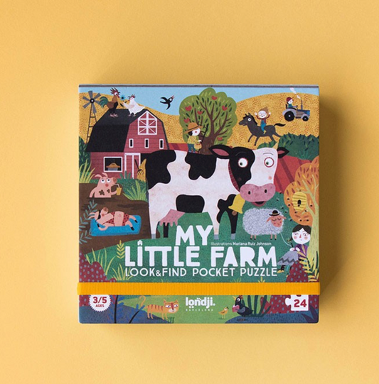 Londji - MY LITTLE FARM POCKET PUZZLE