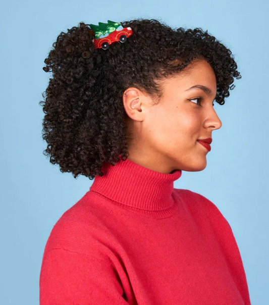 Christmas Car Hair Claw