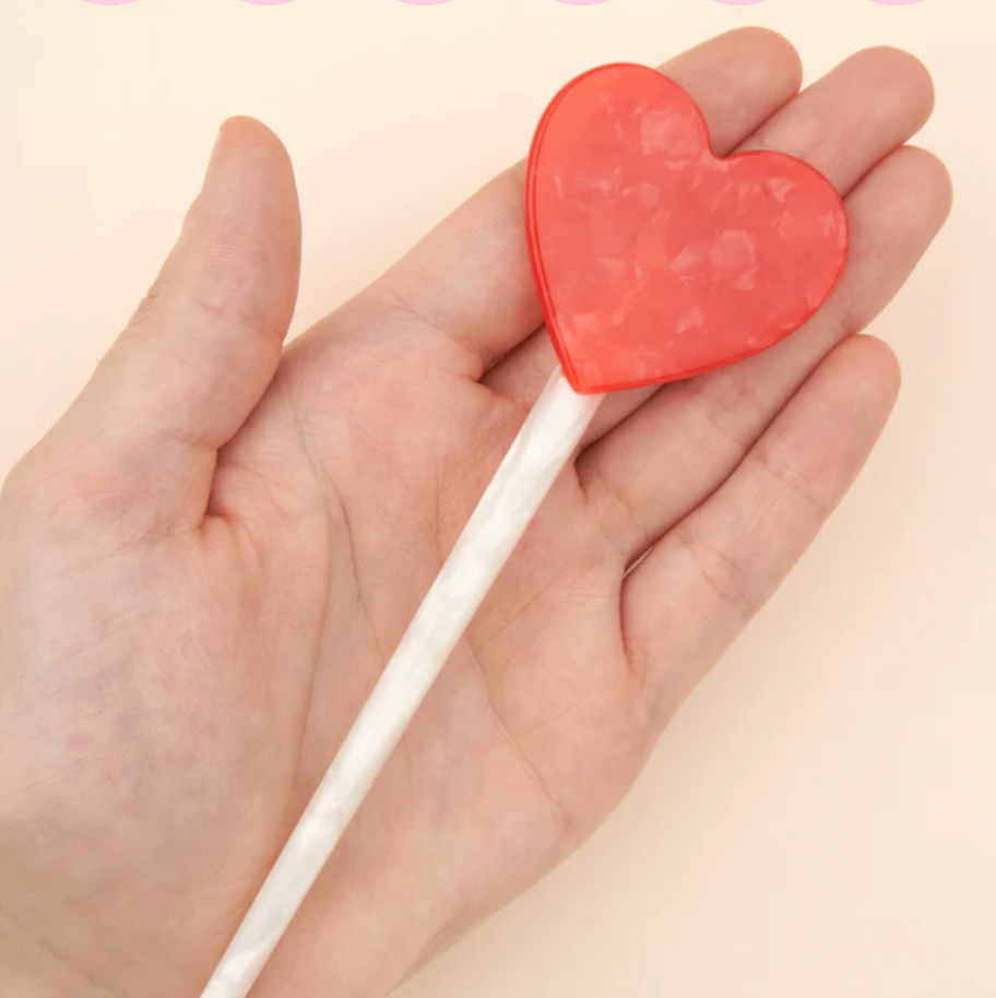 * New * Lollipop Heart Hair Stick