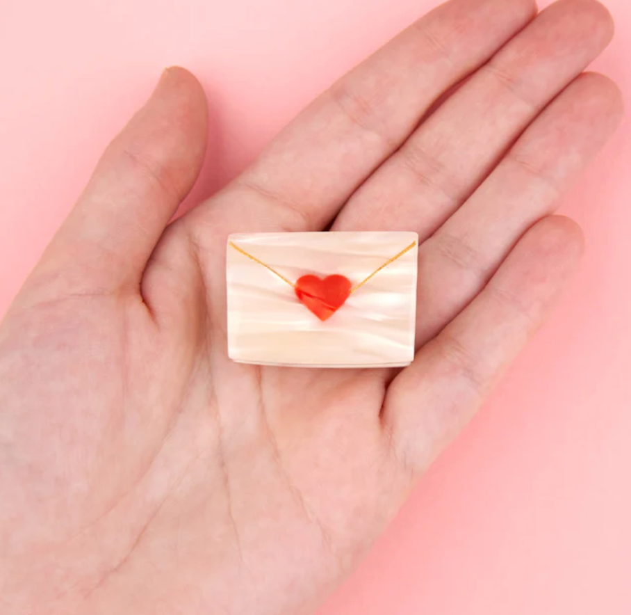 *new* Love Letter Mini Hair Claw